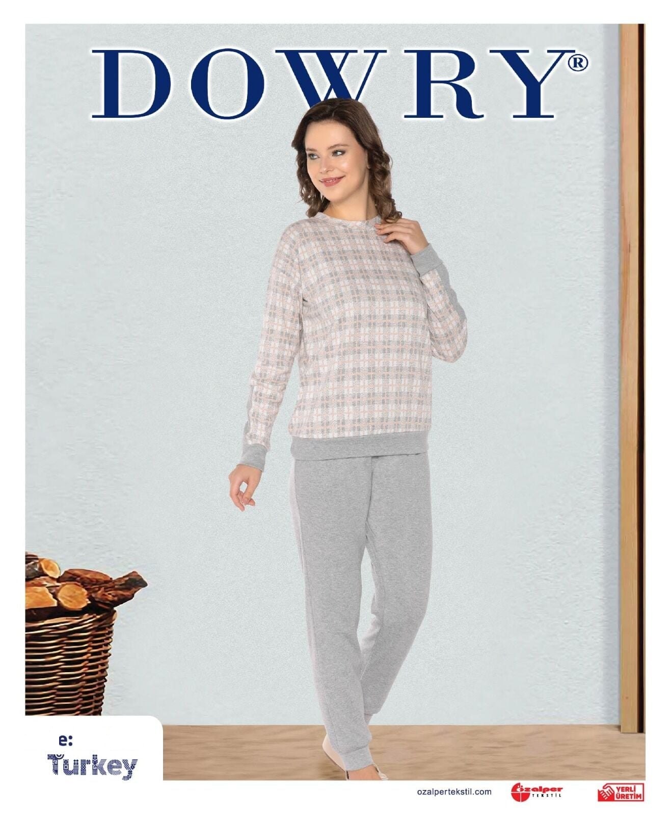 Dowry 09-98 (S-M-L-XL) Uzun Kollu Bayan Pijama Takımı