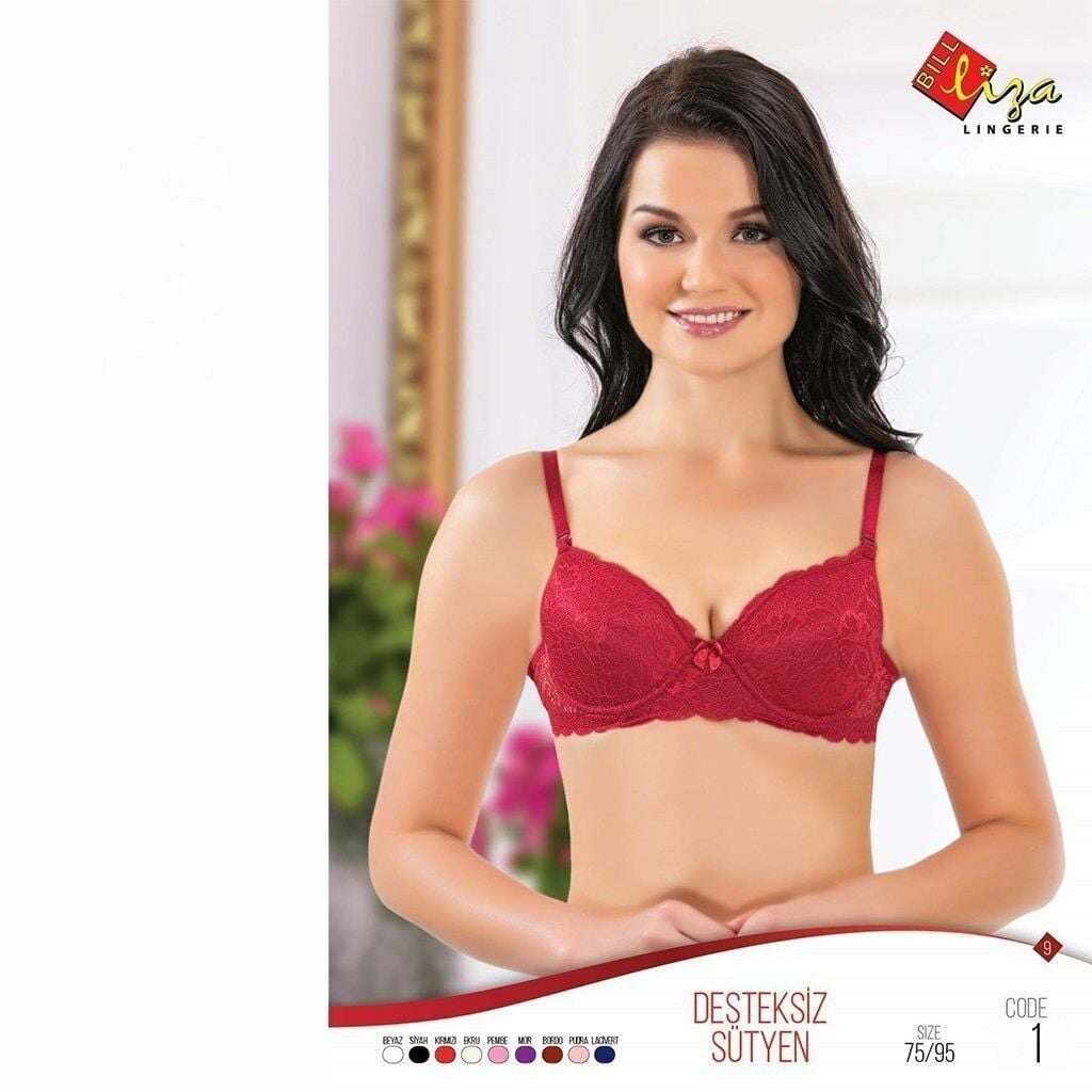 Liza 1015 Desteksiz Dantelli Bayan Sütyen