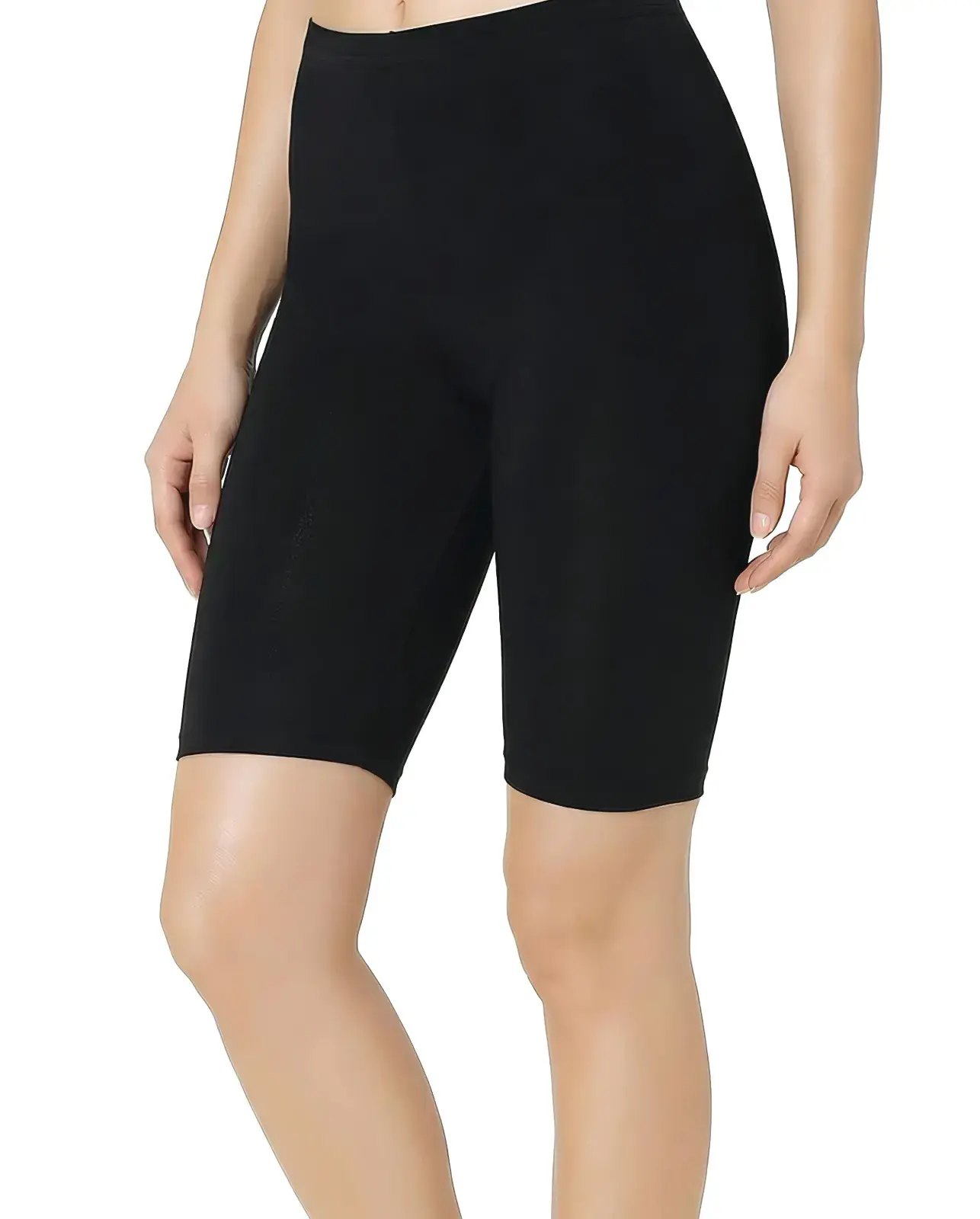 MY LUVİ 1011 Yüksek Bel Modal İz Yapmaz Bayan Kısa Tayt (M-4XL)