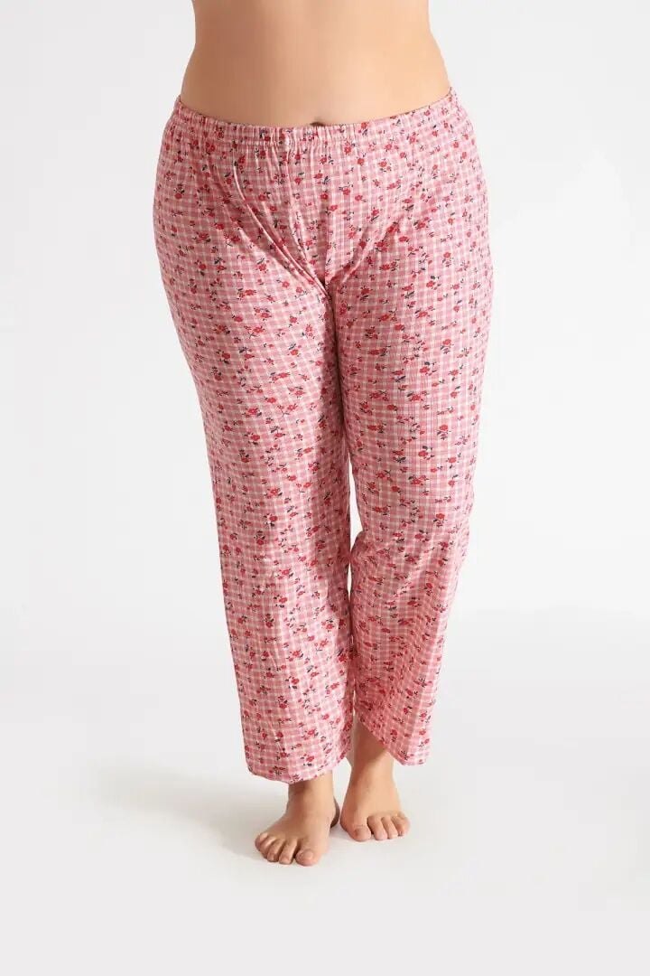 Seher 0020 Empirme Bayan Pijama Düz Paça