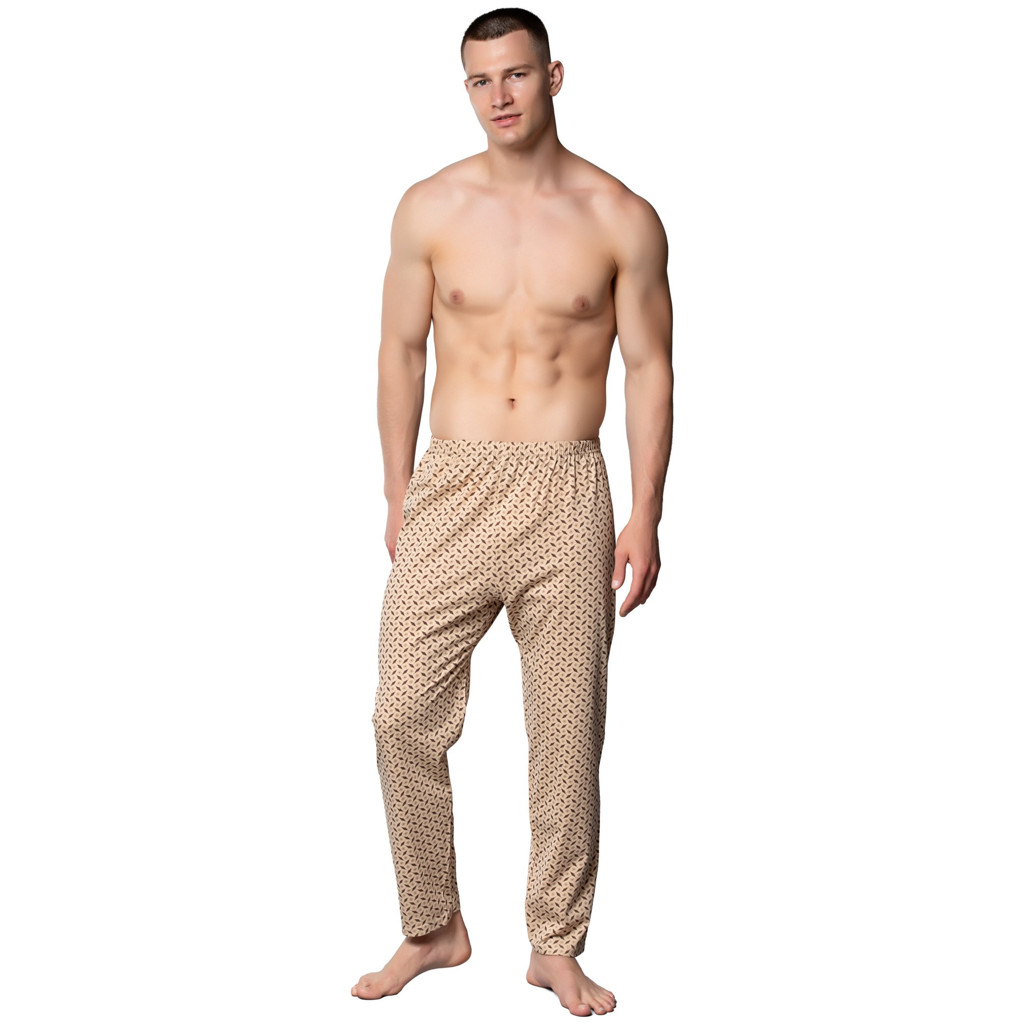 Sedef 1014 Erkek Penye Empirme Desenli Alt Pijama