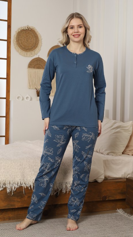 Işılay 10103-10102 Modal Bayan Uzun Kol Pijama Takım Kod
