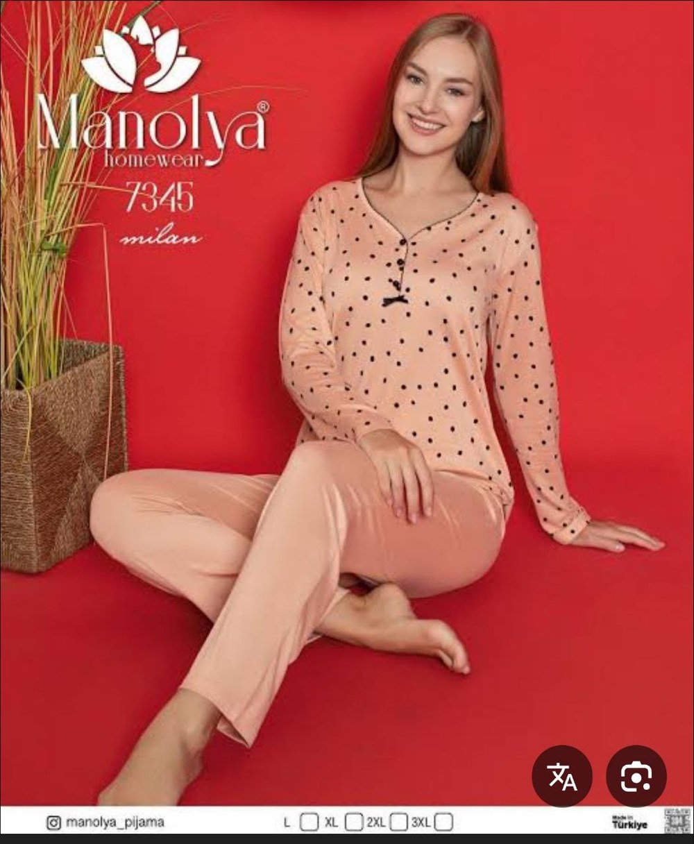 Manolya 7345 Milan Anne Bayan Pijama Takım Kod