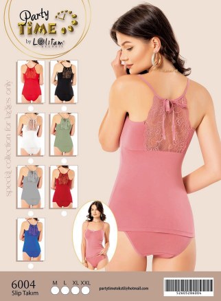 Part Time 6004 Penye Dantelli Fantazi Bikini Takım