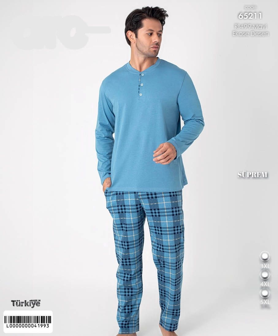 Arc 65211 Battal Süprem Erkek Pijama Takım Kod