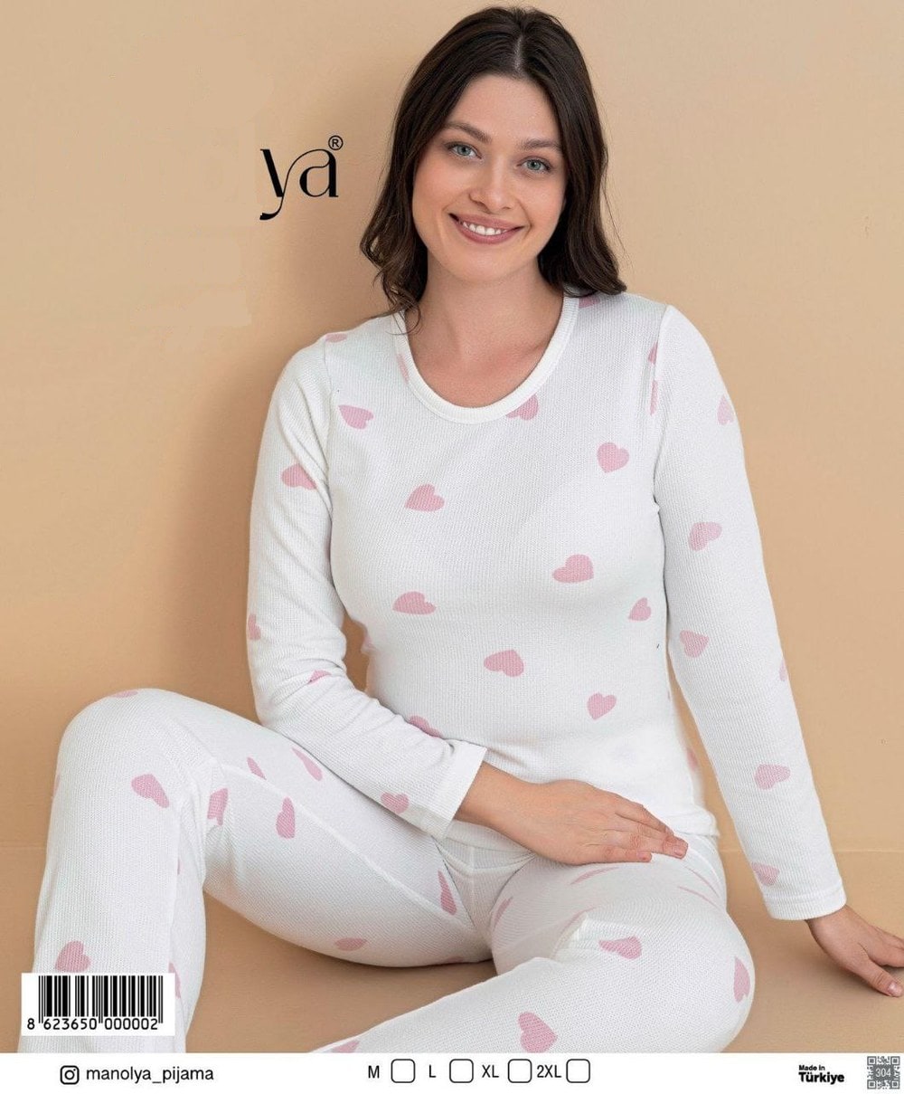 Manolya 2050 Waffel Bayan Pijama Takım Kod