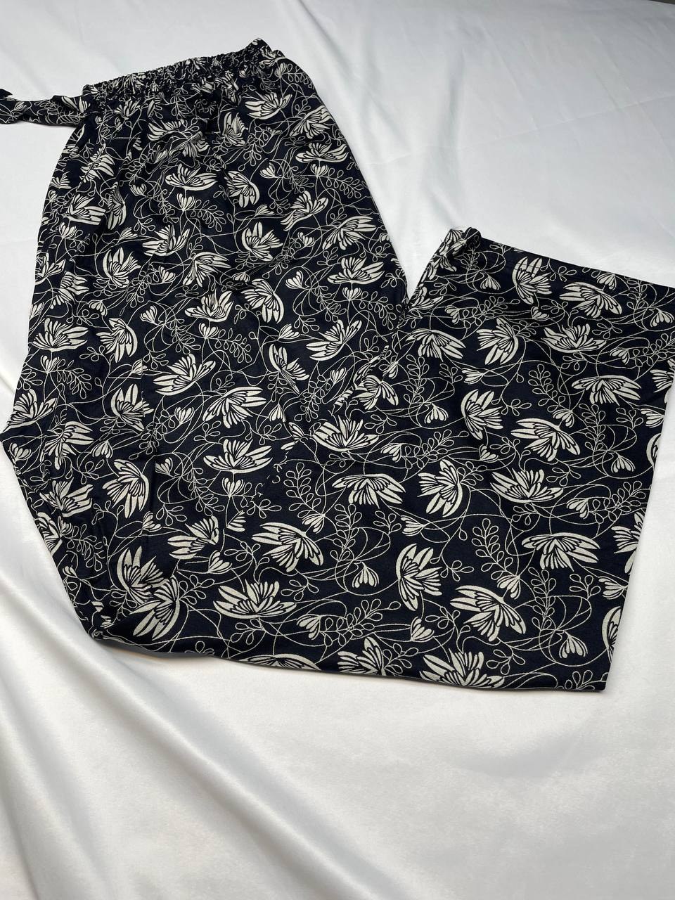 İnal Türlü Viskon Jumbo Cepsiz Desenli Pijama (not:desenler Farklıdır Her Tek Desen)
