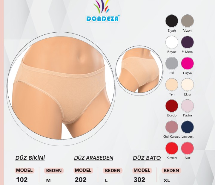 Dondeza 302 Xl Beden Düz Kadın Bato