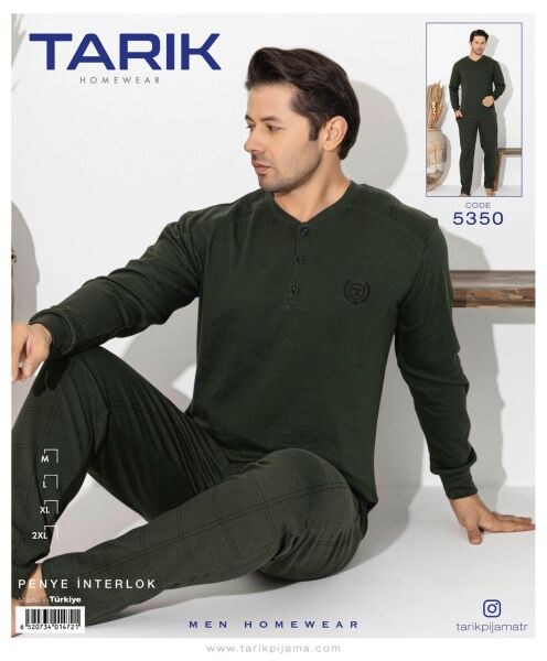 Tarık 5350 Erkek Kareli Desen Pijama Takımı