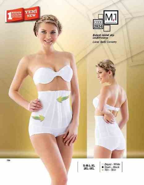 Emay 2824 Bayan Balenli Slip Korse