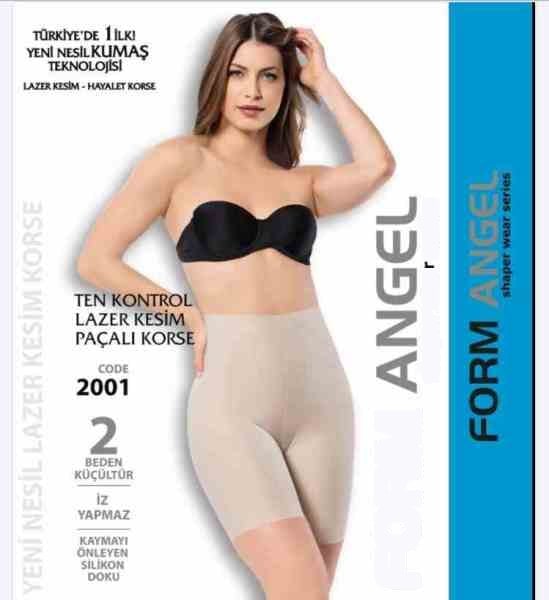 Form Angel 2001 Lazer Kesim Paçalı Korse