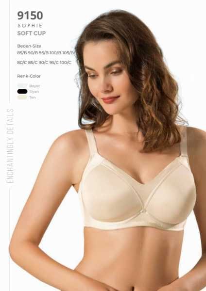 Le Jardin 9150-C Toparlayıcı Telsiz Soft Sütyen